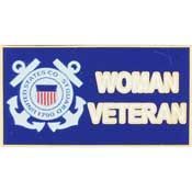 U.S. Coast Guard Woman Veteran Pin