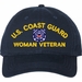 U.S. Coast Guard Woman Veteran Unstructured Dad Cap