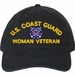 U.S. Coast Guard Woman Veteran Unstructured Dad Cap
