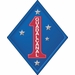 U.S.M.C. 1st Marine Division Guadalcanal Vinyl Transfer Decal