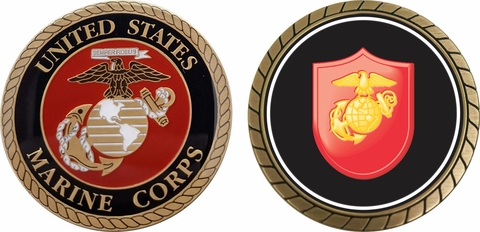U.S.M.C. 1st Samoan Battalion Challenge Coin