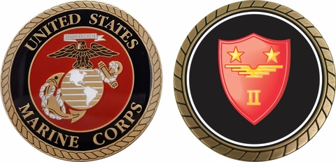 U.S.M.C. 2nd MAW Challenge Coin