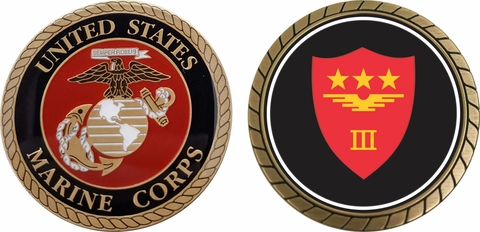 U.S.M.C. 3rd MAW Challenge Coin