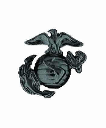 U.S.M.C. Anchor Lapel Hat Pin - Black