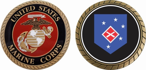 U.S.M.C. Artillery Battalion Challenge Coin