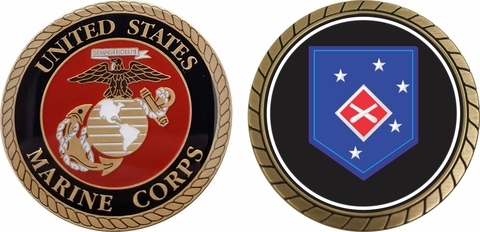 U.S.M.C. Artillery Battalion Challenge Coin
