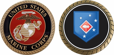 U.S.M.C. Barrage Balloon Battalion Challenge Coin