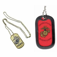 U.S.M.C. Marine Corps Dog Tags Thumbnail Illustration