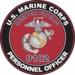 U.S.M.C. MOS 0102 Personnel Officer Decal