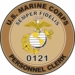 U.S.M.C. MOS 0121 Personnel Clerk Decal