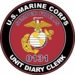 U.S.M.C. MOS 0131 Unit Diary Clerk Decal