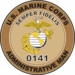 U.S.M.C. MOS 0141 Administrative Man Decal