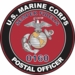 U.S.M.C. MOS 0160 Postal Officer Decal