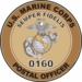 U.S.M.C. MOS 0160 Postal Officer Decal