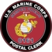 U.S.M.C. MOS 0161 Postal Clerk Decal