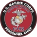 U.S.M.C. MOS 0182 Personnel Chief Decal