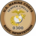 U.S.M.C. MOS 0300 Basic Infantryman Decal