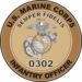 U.S.M.C. MOS 0302 Infantry Officer Decal