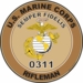 U.S.M.C. MOS 0311 Rifleman Decal