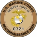 U.S.M.C. MOS 0321 Reconnaissance Man Decal