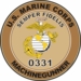 U.S.M.C. MOS 0331 Machinegunner Decal
