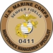 U.S.M.C. MOS 0411 Maintenance Management Specialist Decal