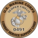 U.S.M.C. MOS 0491 Combat Service Support Chief Decal