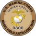 U.S.M.C. MOS 0800 Basic Field Artillery Man Decal