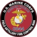 U.S.M.C. MOS 0844 Field Artillery Fire Control Man Decal