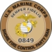 U.S.M.C. MOS 0849 Shore Fire Control Party Man Decal