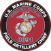 U.S.M.C. MOS 0891 Field Artillery Chief Decal