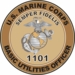 U.S.M.C. MOS 1101 Basic Utilities Officer Decal