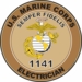 U.S.M.C. MOS 1141 Electrician Decal