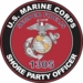 U.S.M.C. MOS 1305 Shore Party Officer Decal