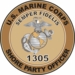 U.S.M.C. MOS 1305 Shore Party Officer Decal
