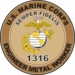 U.S.M.C. MOS 1316 Engineer Metal Worker Decal