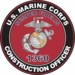 U.S.M.C. MOS 1360 Construction Officer Decal