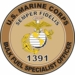 U.S.M.C. MOS 1391 Bulk Fuel Specialist Officer Decal