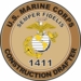 U.S.M.C. MOS 1411 Construction Drafter Decal