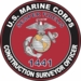 U.S.M.C. MOS 1441 Construction Surveyor Officer Decal