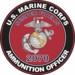 U.S.M.C. MOS 2070 Ammunition Officer Decal