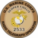 U.S.M.C. MOS 2533 Radio Telegraph Operator Decal