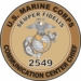 U.S.M.C. MOS 2549 Communication Center Chief Decal