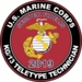 U.S.M.C. MOS 2819 KG/13 Teletype Technician Decal