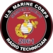U.S.M.C. MOS 2861 Radio Technician Decal