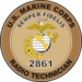 U.S.M.C. MOS 2861 Radio Technician Decal