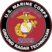 U.S.M.C. MOS 2889 Ground Radar Technician Decal