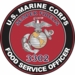 U.S.M.C. MOS 3302 Food Service Officer Decal