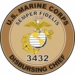 U.S.M.C. MOS 3432 Disbursing Chief Decal
