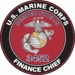 U.S.M.C. MOS 3452 Finance Chief Decal